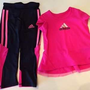 🏃‍♀️Adidas joggers Outfit, baby Girls 6months